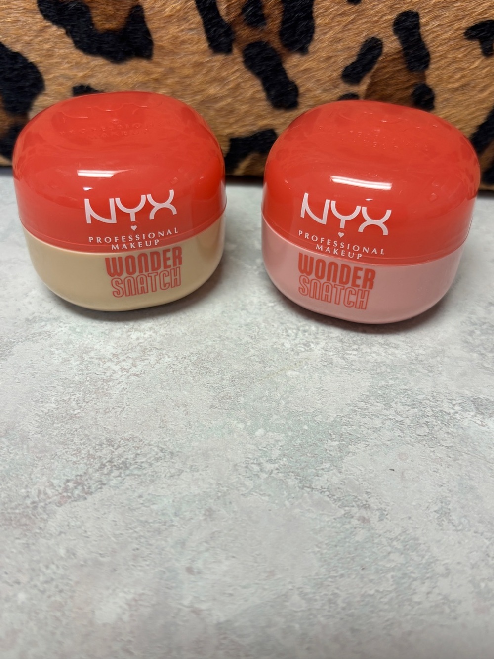 NYX Wonder Snatch Loose Setting Powder Bundle –Apricot Attitude & Cheeky Cherry